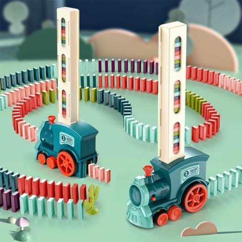 WOOPIE Elektryczna Ciuchcia Lokomotywa do Klocków Domino 63 el. WOOPIE Elektryczna Ciuchcia Lokomotywa do Klocków Domino 63 el.