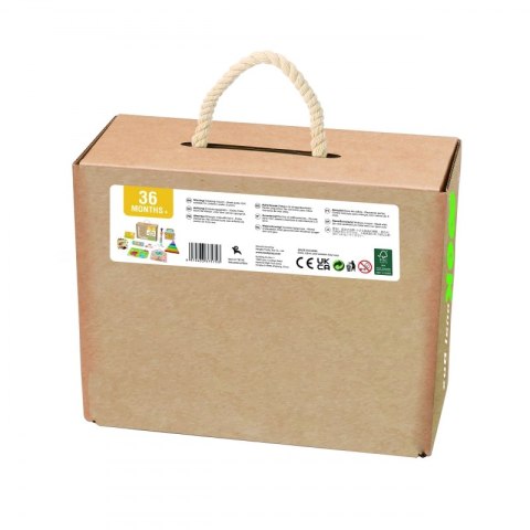 Tooky Toy Edukacyjne Pudełko Montessori Układanka Liczydło Tablica Pogody 6w1 od 3 Lat Tooky Toy Edukacyjne Pudełko Montessori Układanka Liczydło Tablica Pogody 6w1 od 3 Lat