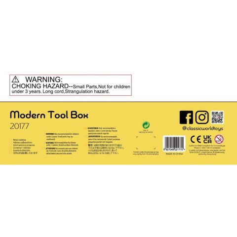 CLASSIC WORLD Wooden Tool Set Box 15 pcs. CLASSIC WORLD Wooden Tool Set Box 15 pcs.