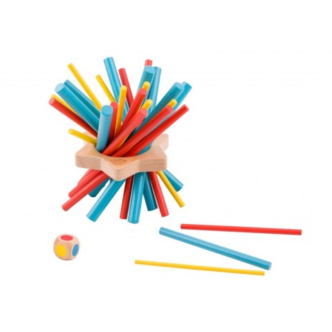 TOOKY TOY Drewniana Gra Zręcznościowa Bierki Zwariowane Patyczki TOOKY TOY Drewniana Gra Zręcznościowa Bierki Zwariowane Patyczki