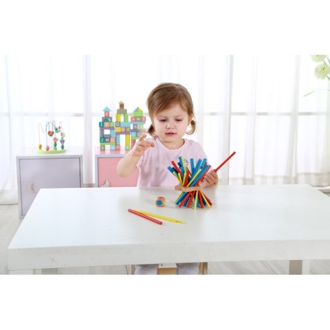 TOOKY TOY Drewniana Gra Zręcznościowa Bierki Zwariowane Patyczki TOOKY TOY Drewniana Gra Zręcznościowa Bierki Zwariowane Patyczki