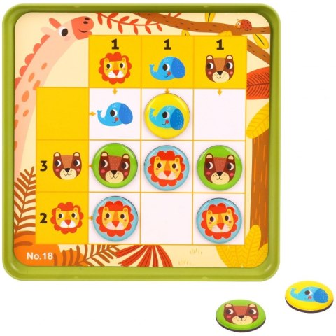 TOOKY TOY Gra Sudoku Dla Dzieci Wersja Las TOOKY TOY Gra Sudoku Dla Dzieci Wersja Las