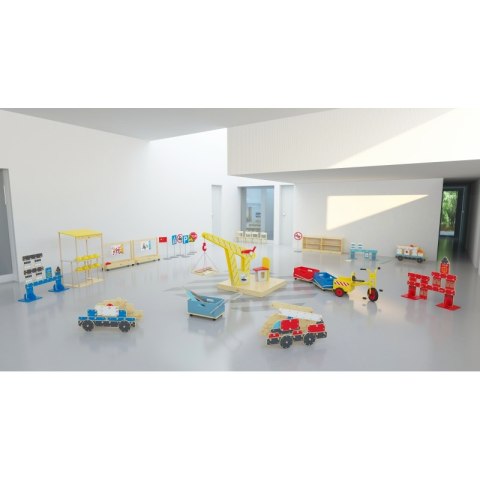 CLASSIC WORLD EDU Ogromne Klocki Konstrukcyjne Drewniane Zestaw Szpital Kościół Wieża 97 el. CLASSIC WORLD EDU Ogromne Klocki Konstrukcyjne Drewniane Zestaw Szpital Kościół Wieża 97 el.