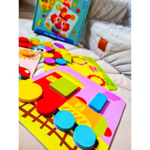 TOOKY TOY Puzzle 4 w 1 Układanka Klocki Mntessori TOOKY TOY Puzzle 4 w 1 Układanka Klocki Mntessori