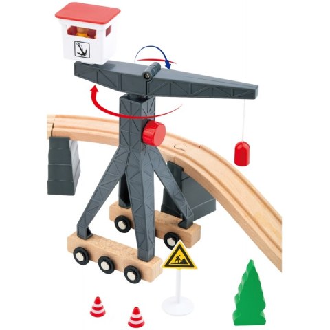 Tooky Toy Drewniana Konstrukcja Budowanie Drogi dla Pojazdów Budowlanych Tooky Toy Drewniana Konstrukcja Budowanie Drogi dla Pojazdów Budowlanych