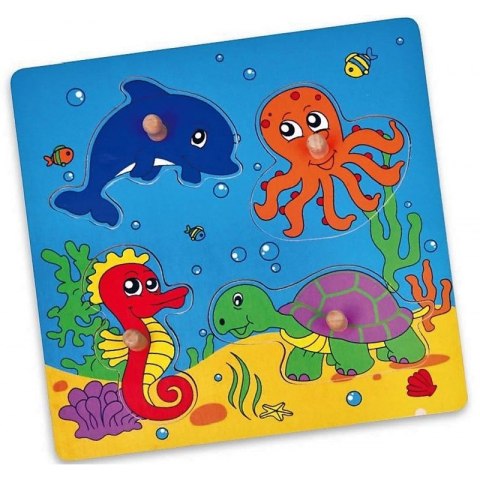 VIGA Drewniane Puzzle Morze Układanka Niespodzianka VIGA Drewniane Puzzle Morze Układanka Niespodzianka