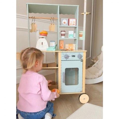 WOOPIE GREEN Duży Wielofunkcyjny Sklepik 5w1 Stragan Supermarket Restauracja Kawiarnia Kuchnia 73 el WOOPIE GREEN Duży Wielofunkcyjny Sklepik 5w1 Stragan Supermarket Restauracja Kawiarnia Kuchnia 73 el