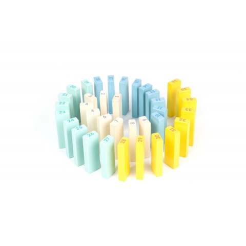 CLASSIC WORLD Drewniana Gra Zręcznościowa Wieża Kostki Domino Zestaw Deluxe CLASSIC WORLD Drewniana Gra Zręcznościowa Wieża Kostki Domino Zestaw Deluxe