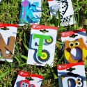 CLASSIC WORLD Drewniany Alfabet ZOO Farma Zestaw Literek 25 szt.