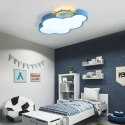 Lampa LED sufitowa plafon do pokoju dziecięcego ściemniana LUMELA + pilot chmurka niebieska