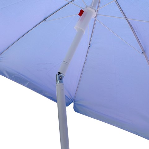 Parasol ogrodowy plażowy regulowany łamany składany UV 150cm niebieski Parasol ogrodowy plażowy regulowany łamany składany UV 150cm niebieski