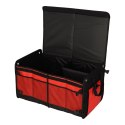 Organizer do bagażnika torba do samochodu czarny czerwony 58x37x32