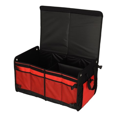 Organizer do bagażnika torba do samochodu czarny czerwony 58x37x32 Organizer do bagażnika torba do samochodu czarny czerwony 58x37x32