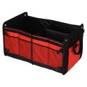 Organizer do bagażnika torba do samochodu czarny czerwony 58x37x32