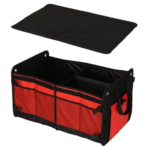 Organizer do bagażnika torba do samochodu czarny czerwony 58x37x32 Organizer do bagażnika torba do samochodu czarny czerwony 58x37x32