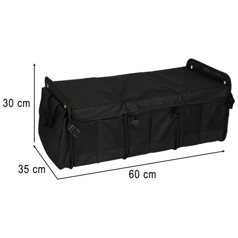 Organizer do bagażnika torba do samochodu z odblaskami 60X35X30 Organizer do bagażnika torba do samochodu z odblaskami 60X35X30