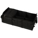 Organizer do bagażnika solidny kufer do samochodu z chłodzeniem i pokrywą XXL Premium 37x75x32cm