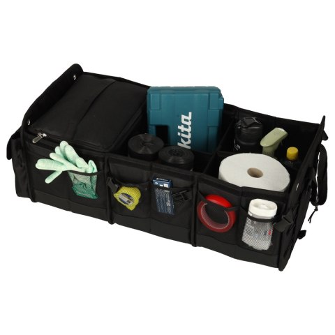 Organizer do bagażnika solidny kufer do samochodu z chłodzeniem i pokrywą XXL Premium 37x75x32cm Organizer do bagażnika solidny kufer do samochodu z chłodzeniem i pokrywą XXL Premium 37x75x32cm