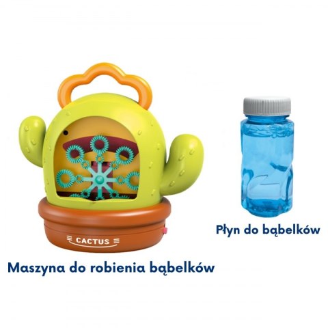 WOOPIE Interaktywny Kaktus Maszyna do Baniek Mydlanych WOOPIE Interaktywny Kaktus Maszyna do Baniek Mydlanych