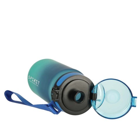 Butelka na wodę bidon z ustnikiem sportowy 600ml niebiesko-zielony Butelka na wodę bidon z ustnikiem sportowy 600ml niebiesko-zielony