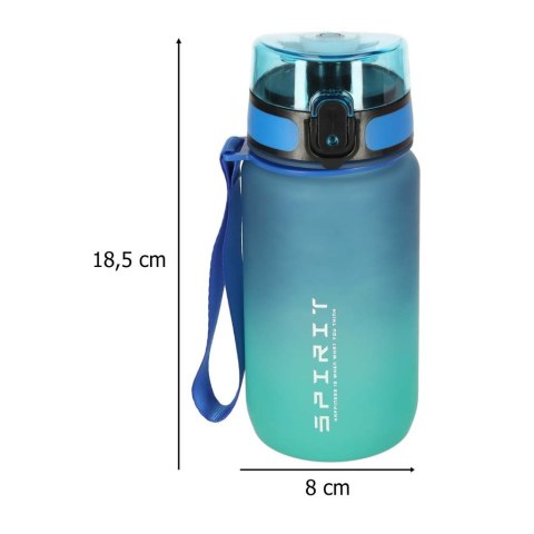 Butelka na wodę bidon z ustnikiem sportowy 600ml niebiesko-zielony Butelka na wodę bidon z ustnikiem sportowy 600ml niebiesko-zielony