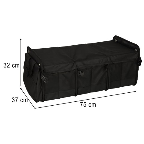 Organizer do bagażnika solidny kufer do samochodu z chłodzeniem i pokrywą XXL Premium 37x75x32cm Organizer do bagażnika solidny kufer do samochodu z chłodzeniem i pokrywą XXL Premium 37x75x32cm