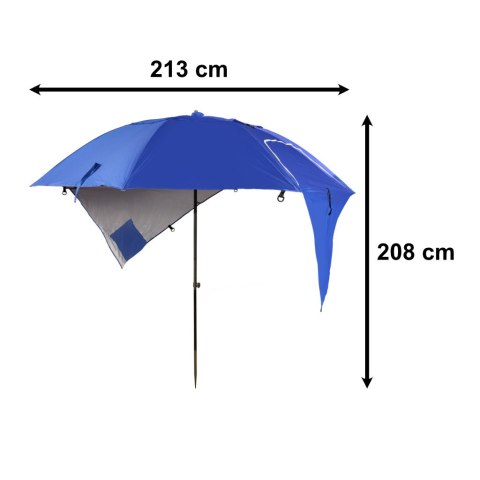 Parasol namiot plażowy ogrodowy składany duży XXL 213cm Parasol namiot plażowy ogrodowy składany duży XXL 213cm