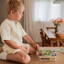 TOOKY TOY Drewniana Gra Zręcznościowa 2w1 Wyciągnij Robaczki dla Dzieci