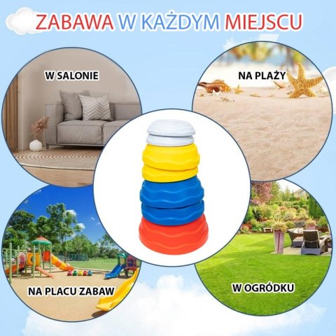 WOOPIE Kamienie Balansujące Sensoryczne Trening Równowagi 5 szt WOOPIE Kamienie Balansujące Sensoryczne Trening Równowagi 5 szt