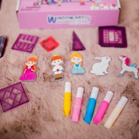 WOOPIE Klocki Magnetyczne Zestaw Zamek Księżniczki 50 el. WOOPIE Klocki Magnetyczne Zestaw Zamek Księżniczki 50 el.
