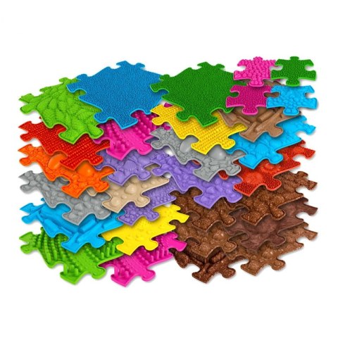WOOPIE Mata Sensoryczna Ortopedyczna Royal Puzzle 26 el. + 4 małe WOOPIE Mata Sensoryczna Ortopedyczna Royal Puzzle 26 el. + 4 małe