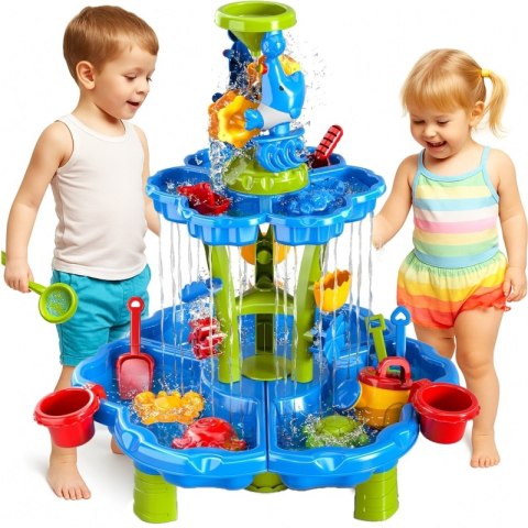 WOOPIE Stolik Wodny 2w1 Piaskownica Fontanna XXL Aquapark z Delfinem WOOPIE Stolik Wodny 2w1 Piaskownica Fontanna XXL Aquapark z Delfinem
