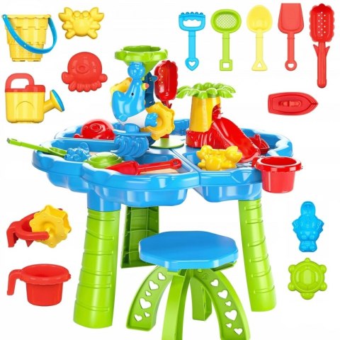 WOOPIE Stolik Wodny 2w1 Piaskownica z Krzesełkiem Aquapark z Delfinem WOOPIE Stolik Wodny 2w1 Piaskownica z Krzesełkiem Aquapark z Delfinem