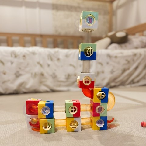 WOOPIE Tor Kulkowy Kulodrom Zestaw Konstrukcyjny Klocki 3D WOOPIE Tor Kulkowy Kulodrom Zestaw Konstrukcyjny Klocki 3D