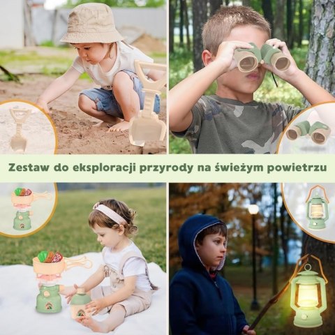 WOOPIE Zestaw Małego Odkrywcy Namiot Kempingowy XXL na Biwak 15 el. WOOPIE Zestaw Małego Odkrywcy Namiot Kempingowy XXL na Biwak 15 el.