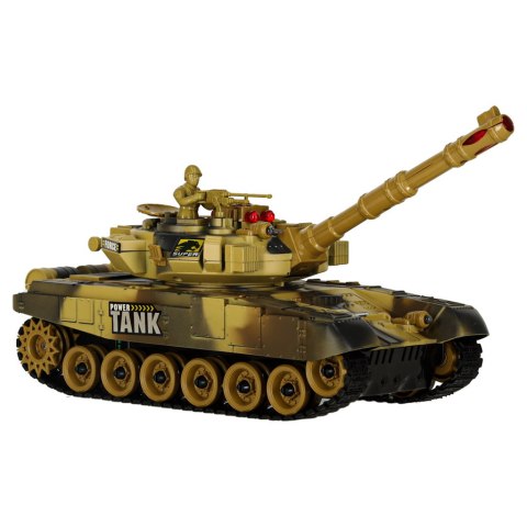 Czołg zdalnie sterowany na pilota RC War Tank 9993 2.4 GHz pustynny Czołg zdalnie sterowany na pilota RC War Tank 9993 2.4 GHz pustynny