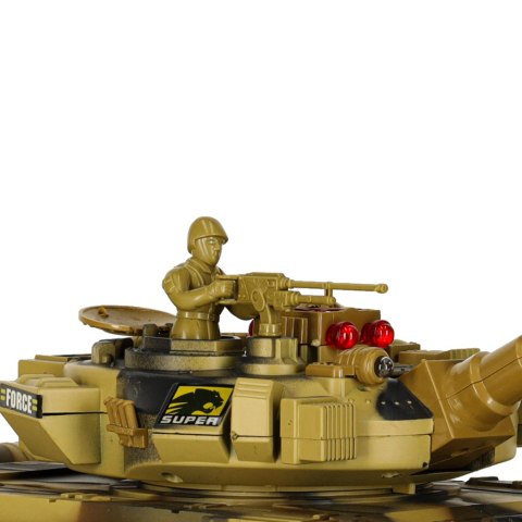 Czołg zdalnie sterowany na pilota RC War Tank 9993 2.4 GHz pustynny Czołg zdalnie sterowany na pilota RC War Tank 9993 2.4 GHz pustynny
