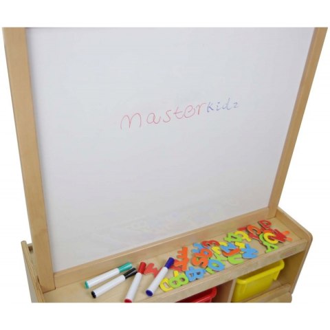 MASTERKIDZ Dwustronna Tablica Kredowa i Magnetyczna Do Pisania