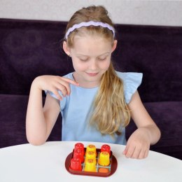 WOOPIE IQ Gra Logiczna Edukacyjno-Strategiczna 2w1 Kółko i Krzyżyk 4szt