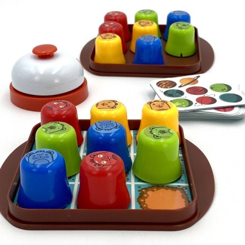 WOOPIE IQ Gra Logiczna Edukacyjno-Strategiczna 2w1 Kółko i Krzyżyk 4szt