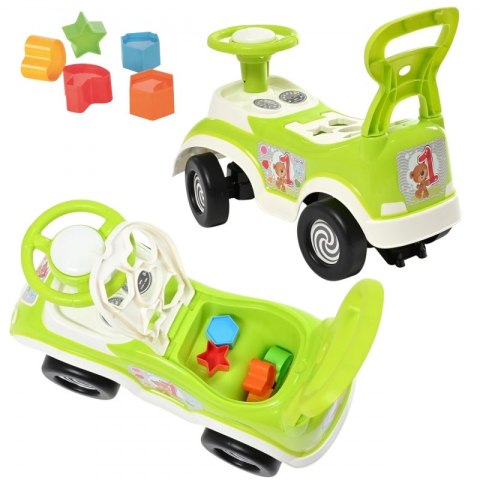 WOOPIE Jeździk 4w1 Sorter Pchacz Chodzik + Klakson Schowek