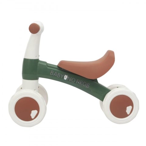 WOOPIE Rowerek Biegowy Zielony Jeździk Czterokołowy