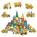 Woopie Zestaw Klocków Magnetycznych z Pojazdami Budowlanymi