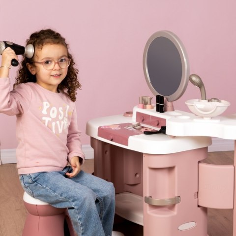 SMOBY Centrum małej stylistki BEAUTY + 26 akcesoria Fryzjer i kosmetyczka
