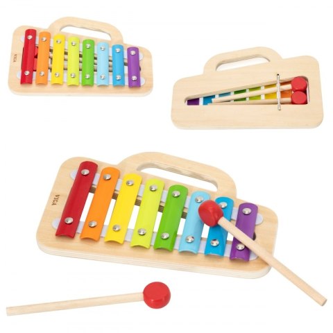 VIGA Cymbalki Drewniany Ksylofon - Odkryj Muzyczny Talent Swojego Malucha!