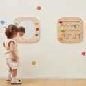 VIGA Drewniana Tablica z Lustrem i Emotkami