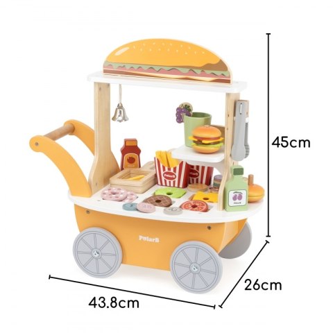 VIGA Minisklep z Hamburgerami - Kreatywna Zabawa w Odgrywanie Ról