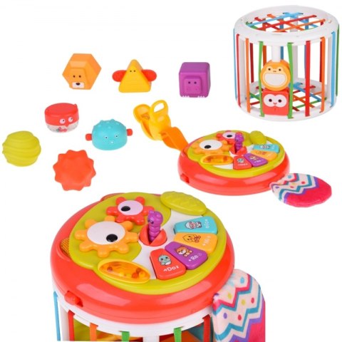 WOOPIE BABY Walec Kostka Sensoryczna Interaktywny Bębenek