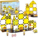 WOOPIE Magneyczne Klocki Konstrukcyjne 7,5 cm Plac Budowy STEAM 47 el.