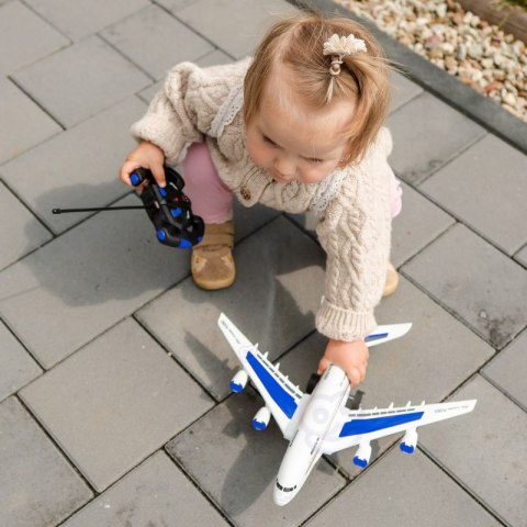 WOOPIE Niebieski Zdalnie Sterowany Samolot Pasażerski Airline